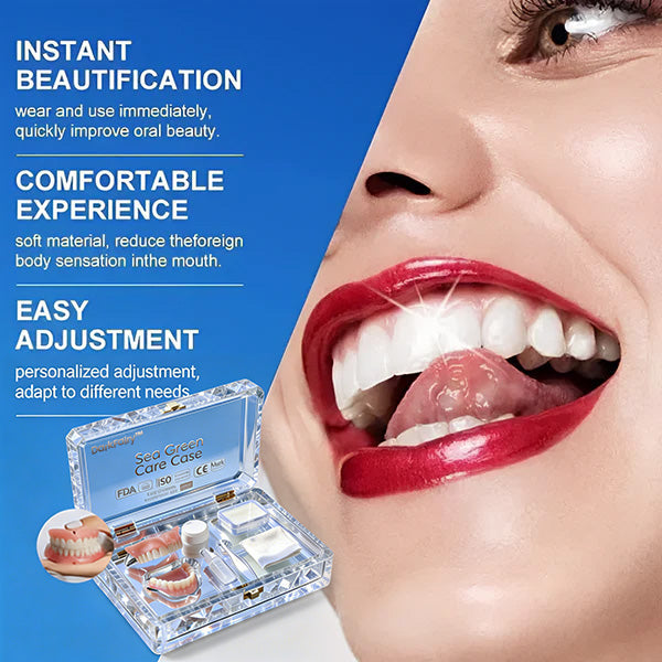 💥Ends Today: 75% OFF! ⏰DarkFairy™ Medical Full Denture with Strong Suctiond Custom-Fit Full Functional Dentures🦷