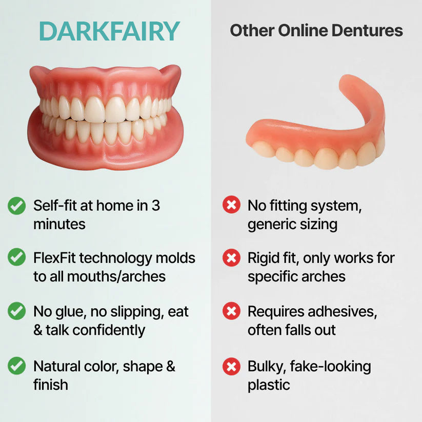 DarkFairy™ Custom-Fit Dentures — Designed for Comfort and a Natural-Looking Smile