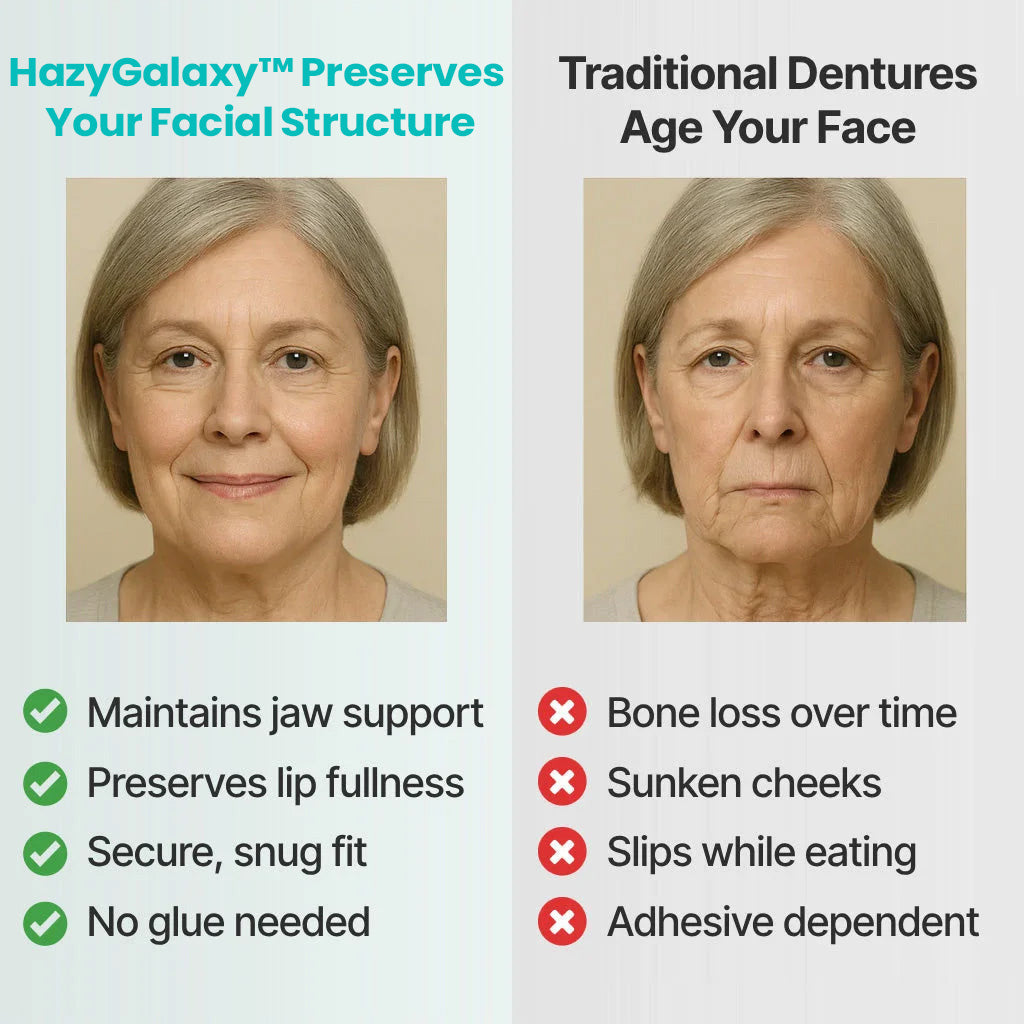 '-🦷 HazyGalaxy™ Custom-Fit Dentures ⏰ ENDS TODAY   70% OFF | Smile with Confidence