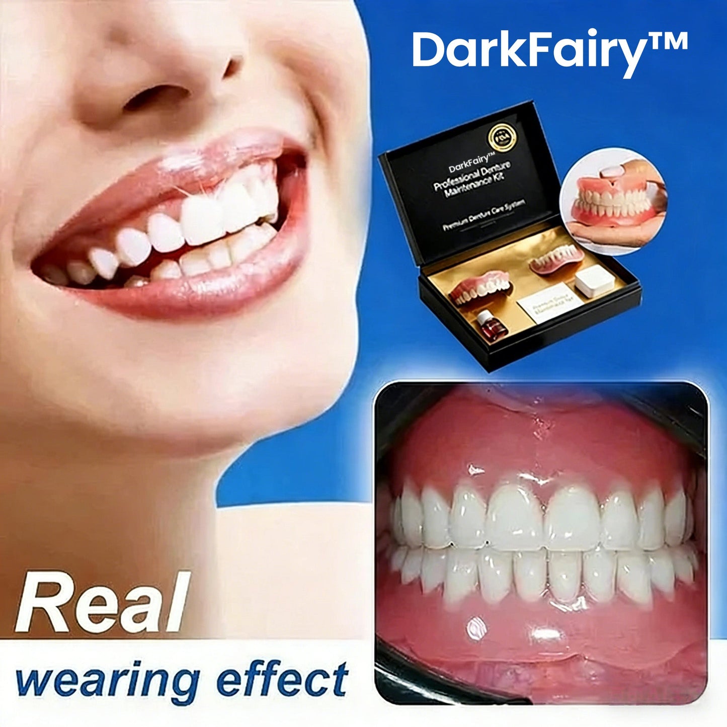 DarkFairy™ Custom-Fit Dentures — Designed for Comfort and a Natural-Looking Smile