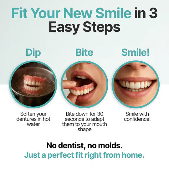 '-🦷 HazyGalaxy™ Custom-Fit Dentures ⏰ ENDS TODAY   70% OFF | Smile with Confidence