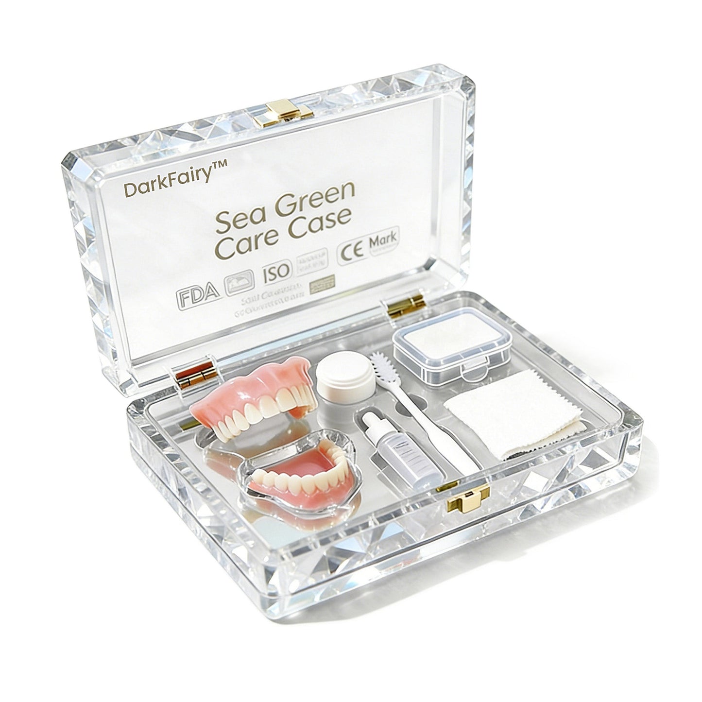 💥Ends Today: 75% OFF! ⏰DarkFairy™ Medical Full Denture with Strong Suctiond Custom-Fit Full Functional Dentures🦷